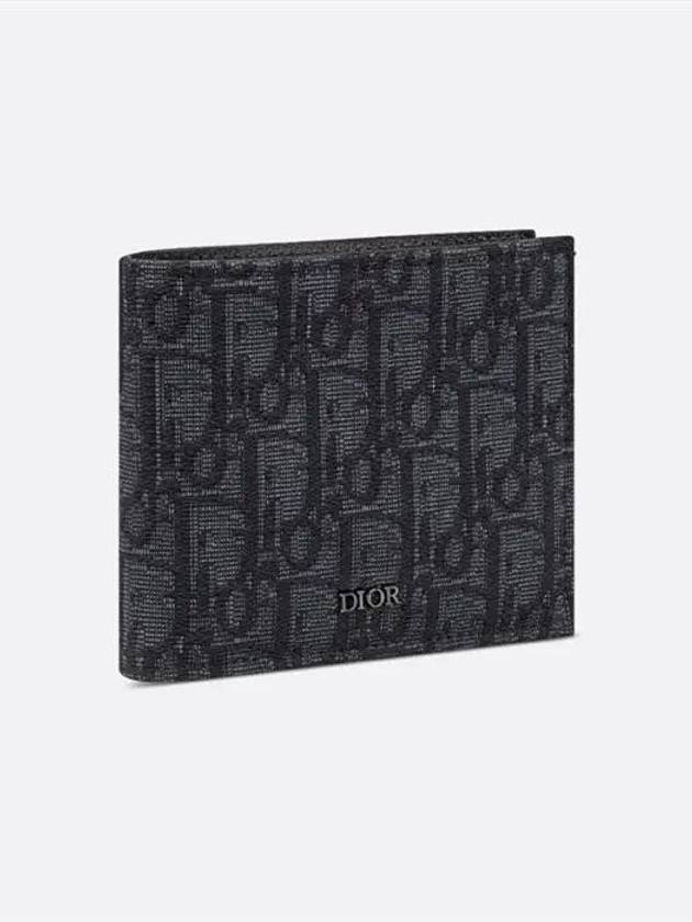 Wallet Black  Oblique Jacquard - DIOR - BALAAN 4