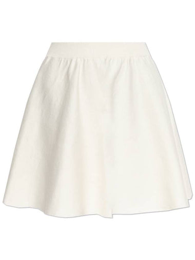 ROTATE Cotton Skirt, Women's, Cream - ROTATE - BALAAN 1