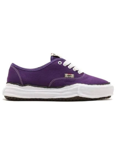 Baker OG Sole Canvas Low Top Sneakers Purple - MIHARA YASUHIRO - BALAAN 2