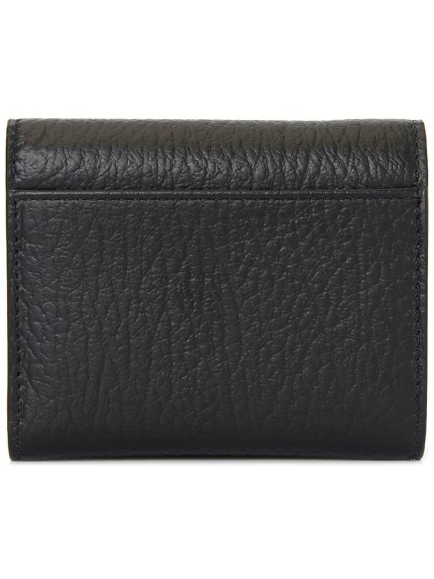 Zip Compact Tri-Fold Half Wallet Black - MAISON MARGIELA - BALAAN 3