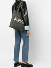 Roux leopard print tote bag khaki - A.P.C. - BALAAN.