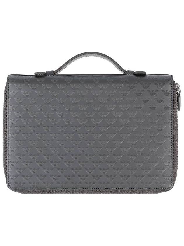 ALL OVER EMBOSSED LOGO LEATHER ORGANIZER - EMPORIO ARMANI - BALAAN 2