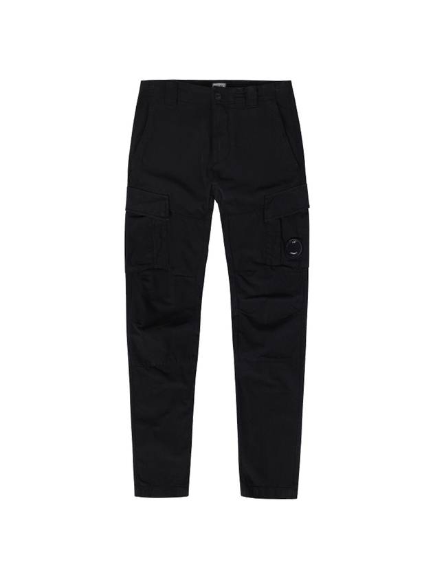 Men's Ottoman Straight Pants Black - CP COMPANY - BALAAN 1