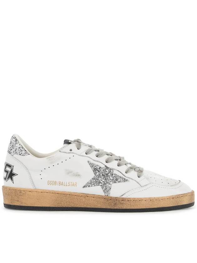 Ball Star Heel Tab Low Sneakers White Silver - GOLDEN GOOSE - BALAAN 2