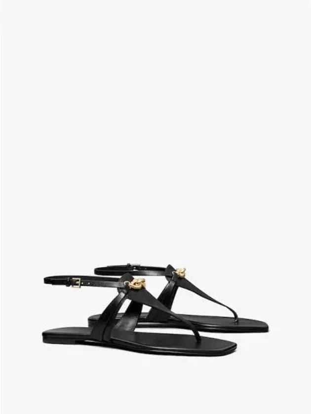 Jessa Flat Shoes Sandals Black Domestic Product GM0024041204352 - TORY BURCH - BALAAN 1