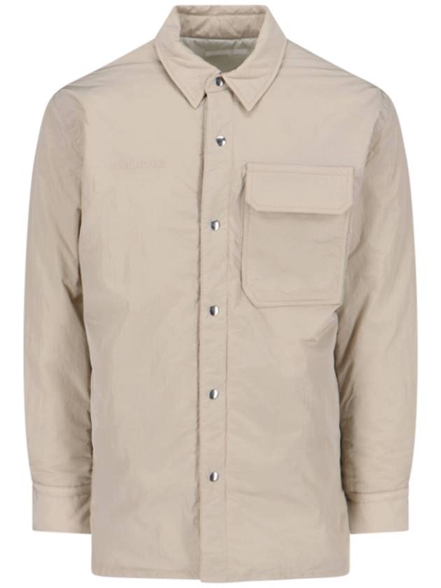 Quilted Shirt Jacket Ivory - HELMUT LANG - BALAAN 2