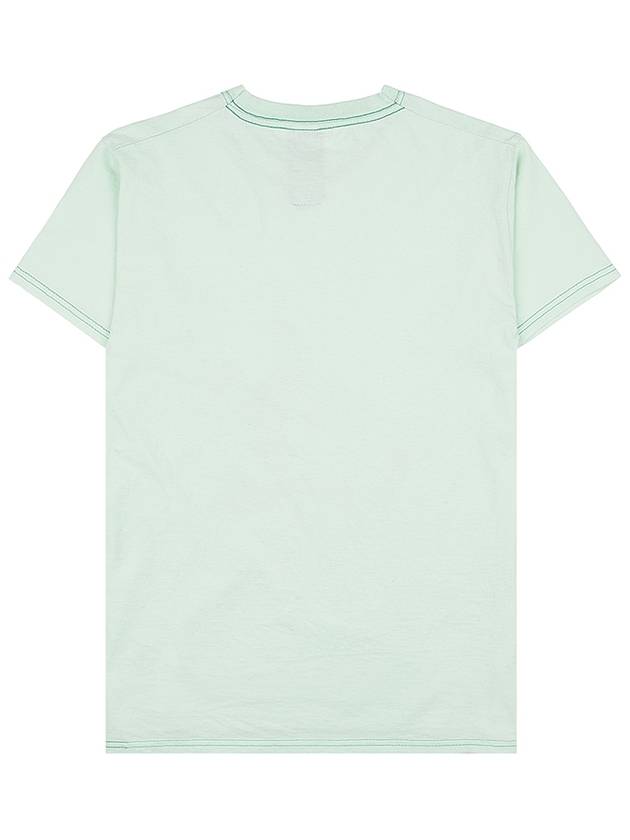 Wine Cotton Short Sleeve T-Shirt Green - WILD DONKEY - BALAAN 3