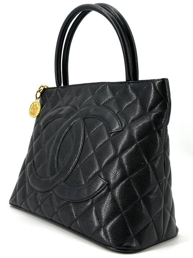 Caviar Medallion Coin Bag Tote - CHANEL - BALAAN 3