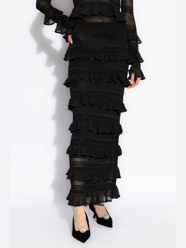 Zimmermann Skirt With Ruffles, Women's, Black - ZIMMERMANN - BALAAN 3