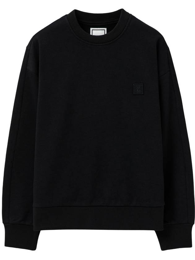 Women's Gradient Back Logo Sweatshirt Black - WOOYOUNGMI - BALAAN 1