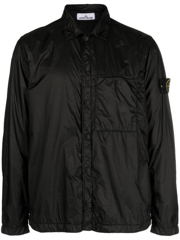 compass motif shirt jacket 791510525 - STONE ISLAND - BALAAN 3