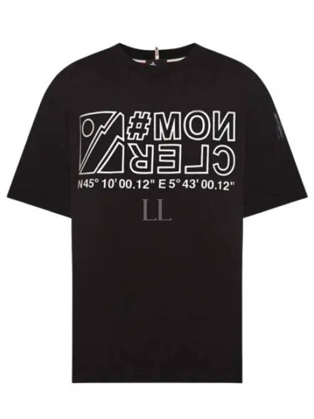 103934 Grenoble Logo Tee 8C00006 83927 999 - MONCLER - BALAAN 1