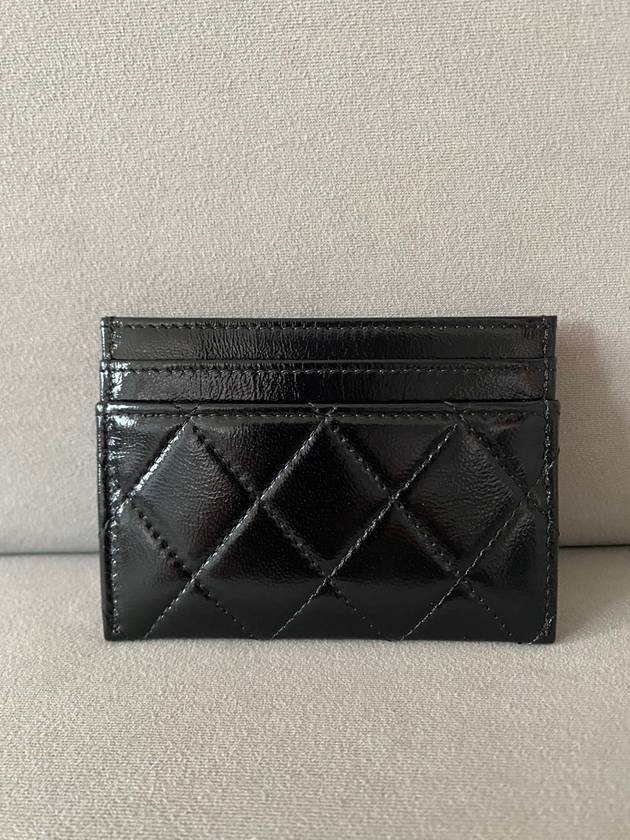 31 Card Slot Lambskin Black Gold AP3873 - CHANEL - BALAAN 3