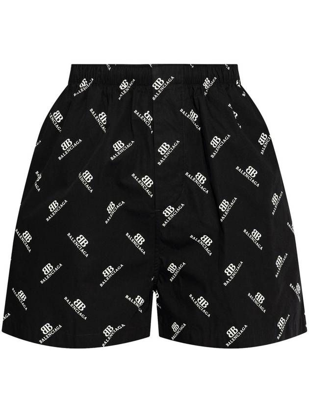 BALENCIAGA PYJAMA SHORTS - BALENCIAGA - BALAAN 1