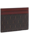 Monogram Card Wallet Brown - SAINT LAURENT - BALAAN 4