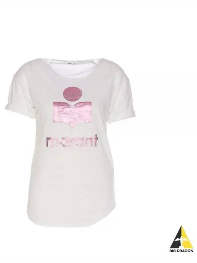 KOLDI TS0004FA A1N10E PKWH Coldy short sleeve t shirt - ISABEL MARANT - BALAAN 1