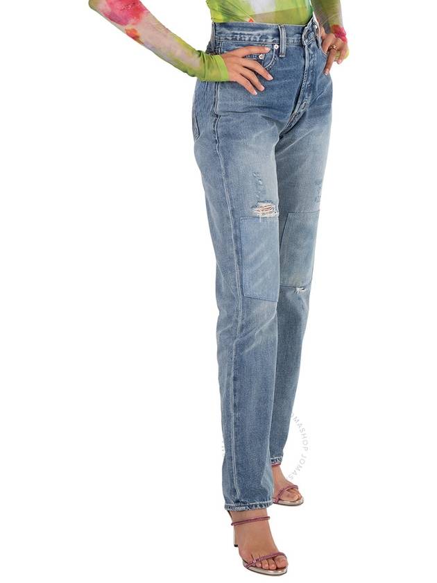 Polo Ralph Lauren Ladies Kevah Wash Straight-Leg Denim Jeans, Waist Size 25R - POLO RALPH LAUREN - BALAAN 2