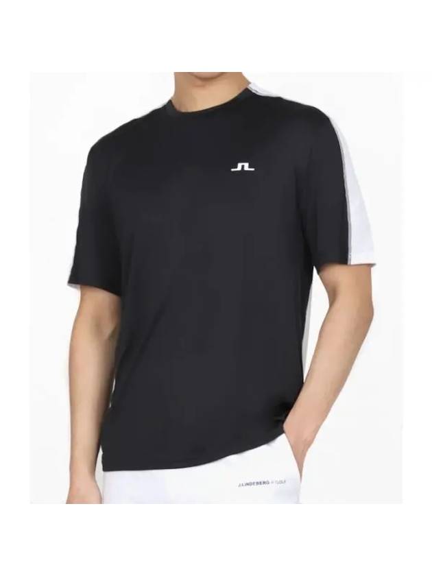 Ryder Short Sleeve T-Shirt Black - J.LINDEBERG - BALAAN 1