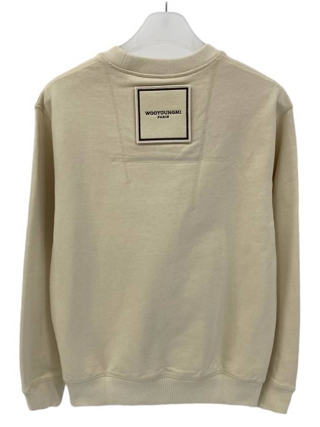 WYM Logo Square Label Sweatshirt W233TS21712l - WOOYOUNGMI - BALAAN 4