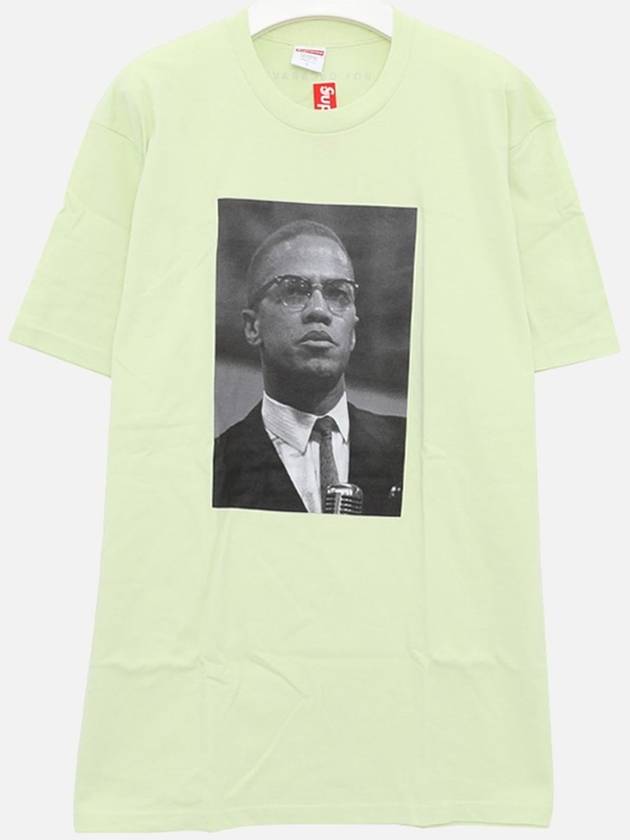 SS22T68 MINT Malcolm X T Shirt - SUPREME - BALAAN 3