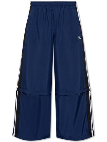 ADIDAS Originals Wide-leg Trousers, Unisex, Navy Blue - ADIDAS ORIGINALS - BALAAN 1