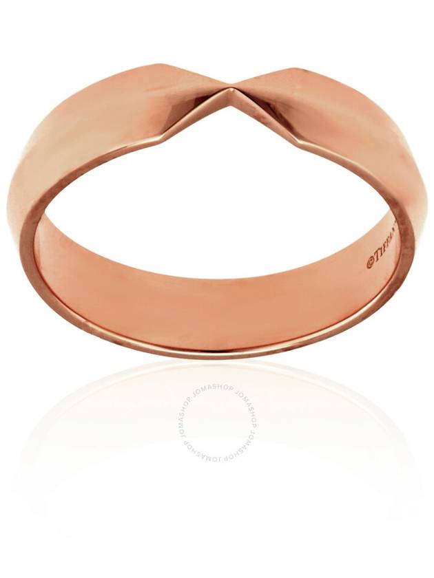 Tiffany 18k Rose Gold Nesting Wide Band Ring, Size 9 - TIFFANY & CO. - BALAAN 2