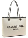 Duty Free Canvas Tote Bag White - BALENCIAGA - BALAAN 2