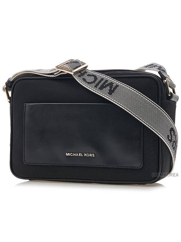 Jet Set Lettering Logo Cross Bag Black - MICHAEL KORS - BALAAN 3