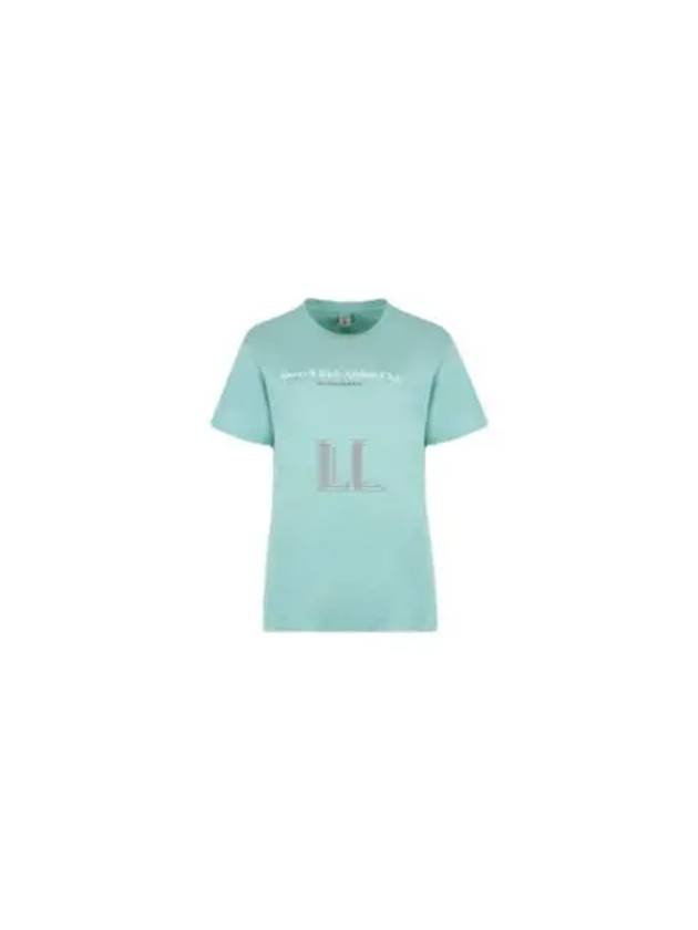 Athletic Club Short Sleeve T-Shirt Aqua - SPORTY & RICH - BALAAN 2