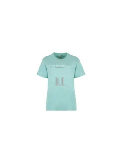 Athletic Club Short Sleeve T-Shirt Aqua - SPORTY & RICH - BALAAN 2