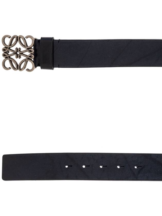 Loewe Belt With Logo, Men's, Navy Blue - LOEWE - BALAAN 4