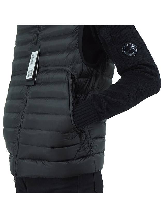 D.D. Shell Goggles Down Vest Black - CP COMPANY - BALAAN 9