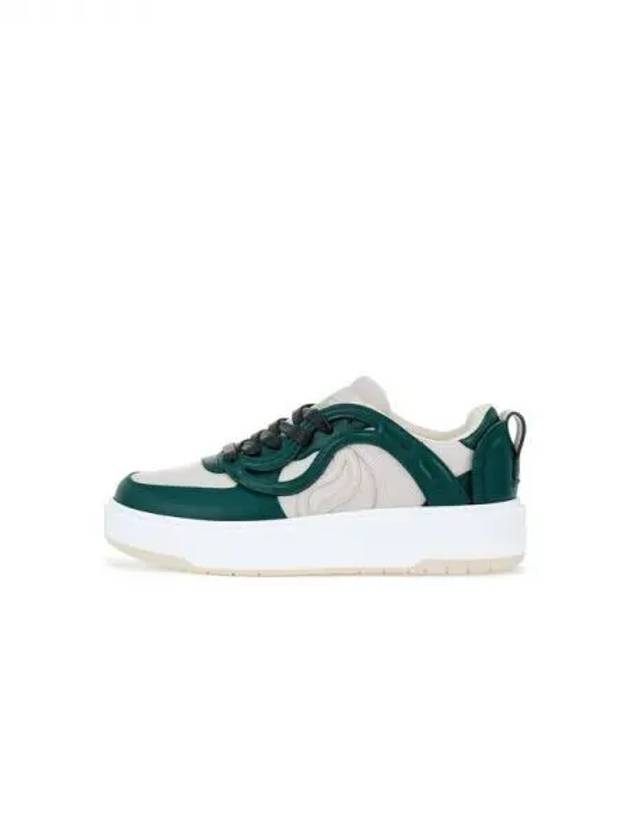 Women's S Wave 1 Mid Top Trainer Green 271918 - STELLA MCCARTNEY - BALAAN 1