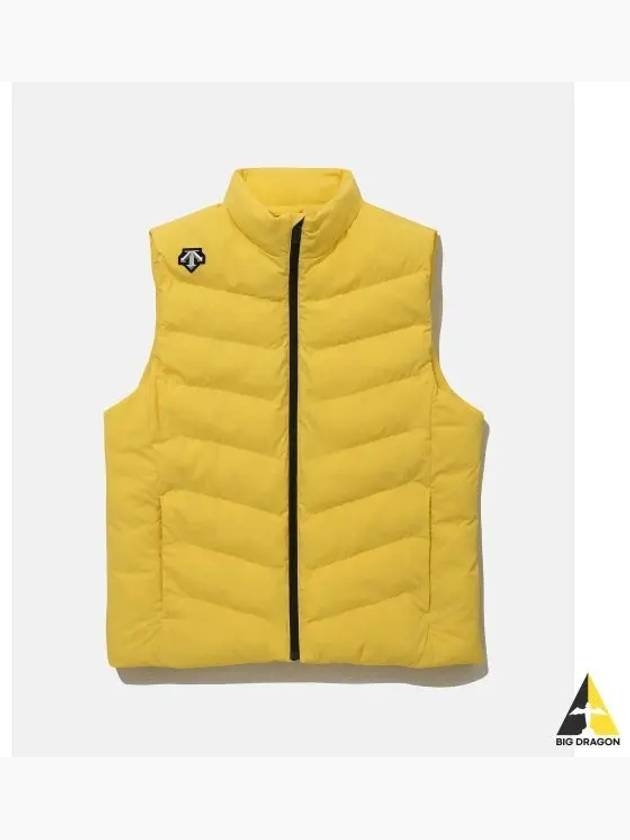 Quilted 3M Featherless Lightweight Padding Vest Yellow SP321SPV91 - DESCENTE - BALAAN 1