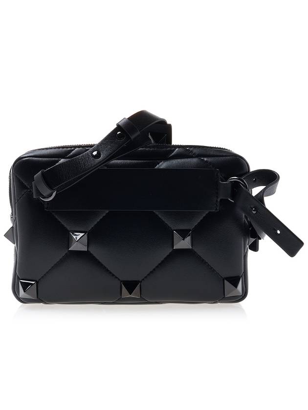 Rockstud Cross Bag Black - VALENTINO - BALAAN 4