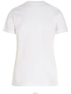 Women's Logo Short Sleeve T-Shirt White - MONCLER - BALAAN 3