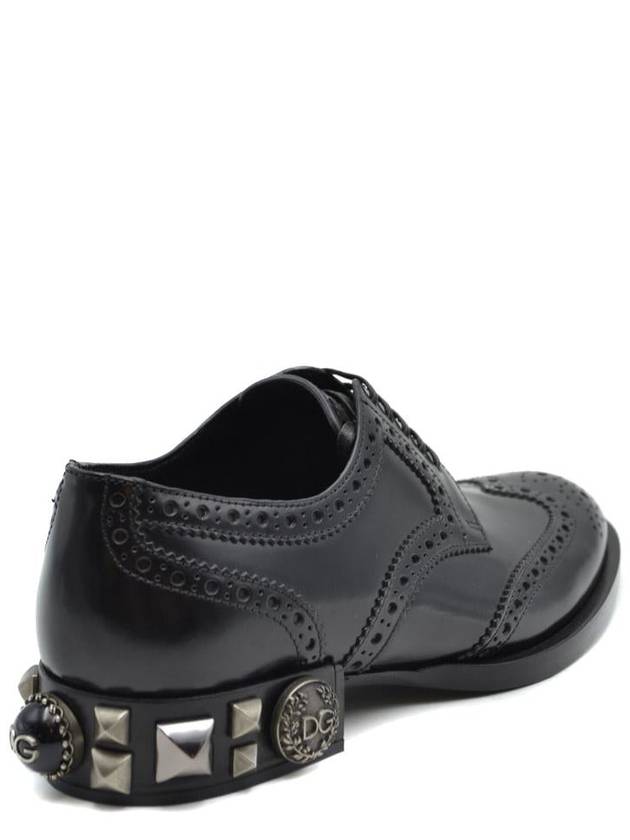 Women's Ballerina Oxford Black - DOLCE&GABBANA - BALAAN 3