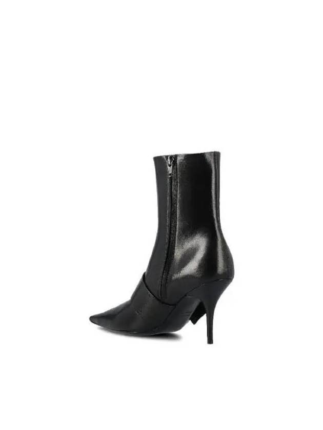 Knife Buckle Middle Boots Black - BALENCIAGA - BALAAN 4