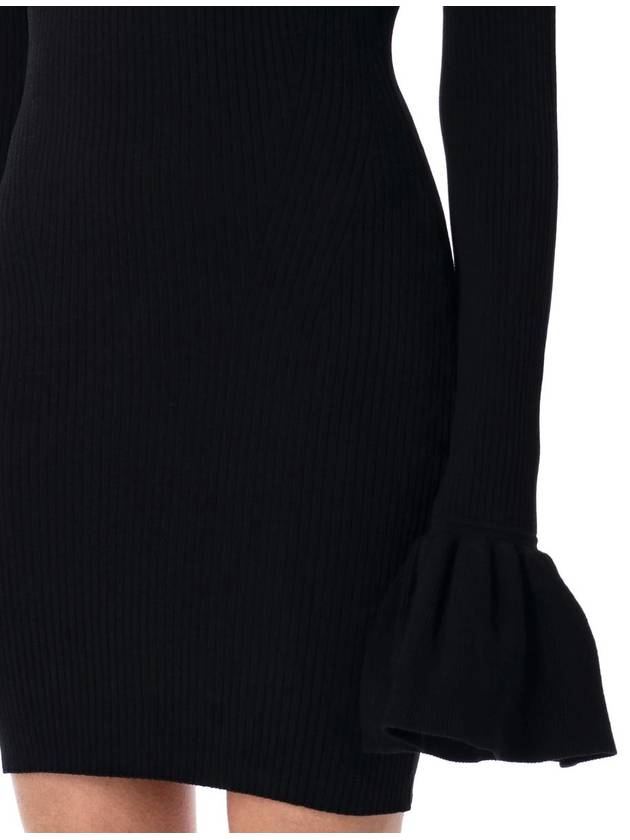 Rotate Birger Christensen Knit Mini Cut-Out Dress - ROTATE - BALAAN 3