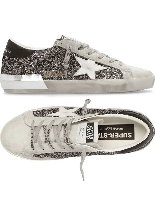 Superstar Classic Low Top Sneakers Glitter Grey - GOLDEN GOOSE - BALAAN 2