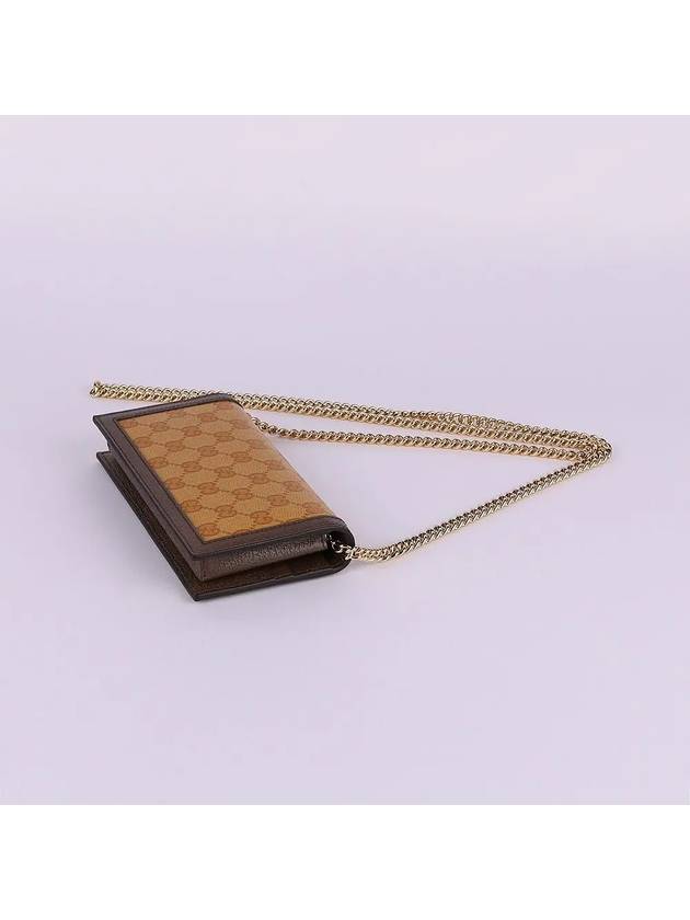 Adidas chain wallet mini bag brown - GUCCI - BALAAN 5