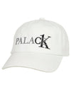 Calvin Klein 6panel cap white CK1 6PANEL CAP - PALACE - BALAAN 1