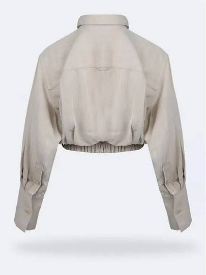 Jacquemus Tie Crop Shirt 223SH011 1066 - JACQUEMUS - BALAAN 2