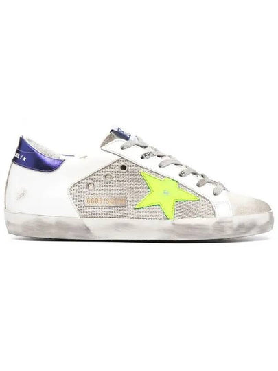 Superstar Classic Low Top Sneakers Purple Yellow White - GOLDEN GOOSE - BALAAN 2