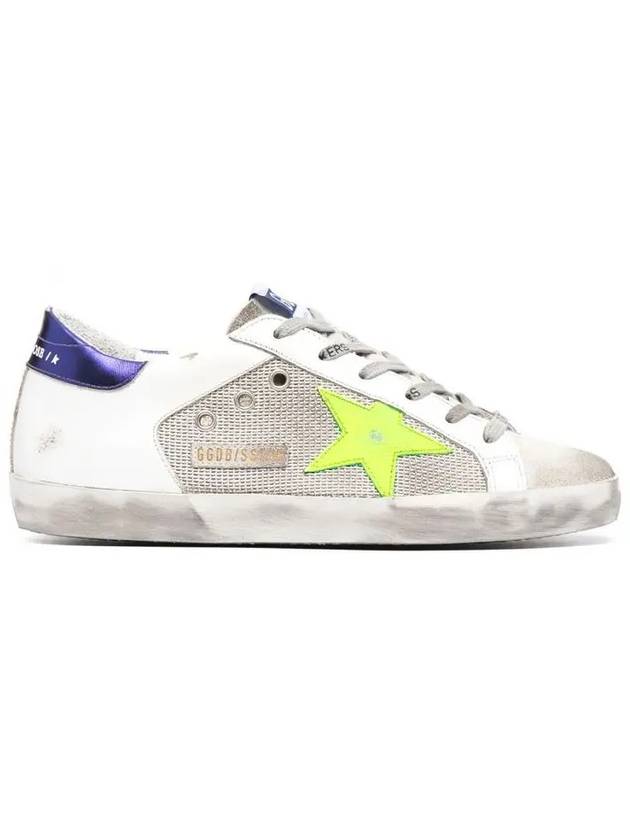 Superstar Classic Low Top Sneakers Purple Yellow White - GOLDEN GOOSE - BALAAN 3