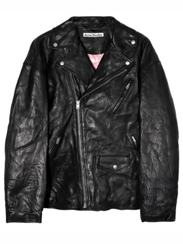 jacket distressed leather - ACNE STUDIOS - BALAAN 1
