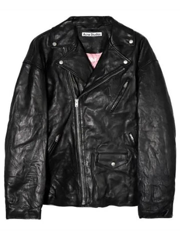 jacket distressed leather - ACNE STUDIOS - BALAAN 1