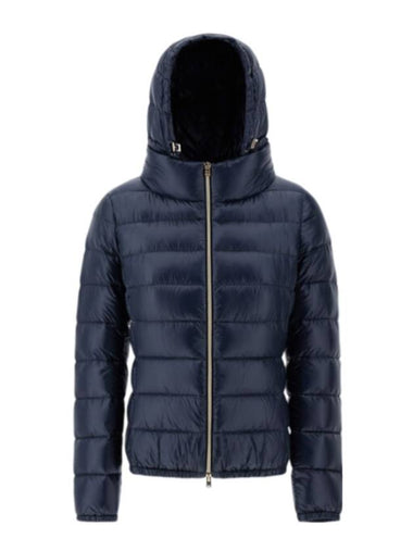 Giada Hooded Padding Navy - HERNO - BALAAN 1