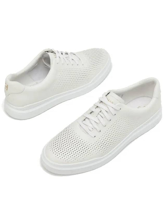 Cole Haan Grand Pro Rally Laser Cut Sneakers White WIDTH:W - FITFLOP - BALAAN 1