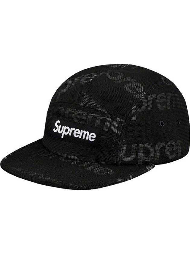 Lenticular Logo Camp Cap Black - SUPREME - BALAAN 1